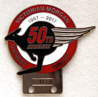 badge Morgan :VICMOG 50th anniversary